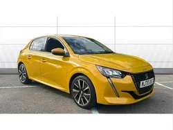 Yellow Used 2020 Peugeot 208 Allure Premium Hatchback | £11,817 (Fair price)