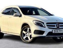 White Used 2016 Mercedes GLA200 AMG line SUV | £12,250 (Fair price)