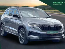 Grey Used 2022 Skoda Karoq SportLine SUV | £21,600 (Fair price)