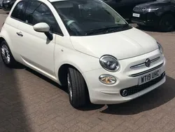 White Used 2019 Fiat 500 Lounge Hatchback | £6,800 (Fair price)