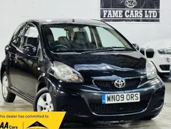 Black Used 2009 Toyota Aygo Hatchback | £1,500