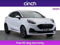 White Used 2021 Ford Puma Gen-E ST-Line SUV | £17,249 (Fair price)