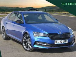 Blue Used 2023 Skoda Superb SportlinePlus Hatchback | £23,995 (Fair price)