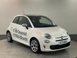 White Used 2020 Fiat 500 Rock Hatchback | £10,190 (A bit pricey)