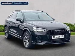 Black Used 2025 Audi Q3 Black Edition SUV | £37,561 (Fair price)