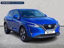 Blue Used 2022 Nissan Qashqai N-Connecta SUV | £15,364 (Fair price)