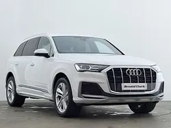 White Used 2022 Audi Q7 S-Line SUV | £39,498 (Fair price)