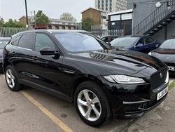 Black Used 2018 Jaguar F-Pace Portfolio SUV | £13,290 (Fair price)