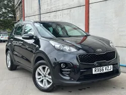 Black Used 2016 Kia Sportage 2 SUV | £7,995 (Fair price)