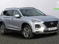 Silver Used 2019 Hyundai Santa Fe Premium SE SUV | £22,399 (Fair price)