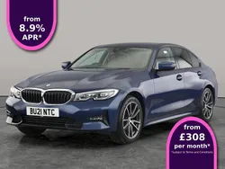 Blue Used 2021 BMW 320 Sport Line Sedan | £21,370 (Fair price)