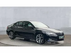 Black magic pearlescent Used 2019 Skoda Superb Hatchback | £15,250 (Fair price)