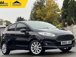 Black Used 2016 Ford Fiesta Titanium Hatchback | £5,995 (Fair price)