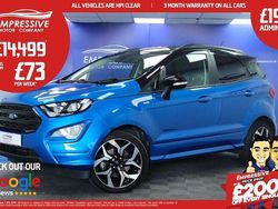 Blue Used 2022 Ford Ecosport ST-Line SUV | £14,499 (Fair price)