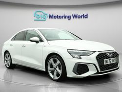 White Used 2022 Audi A3 S-Line Sedan | £18,000 (Expensive)