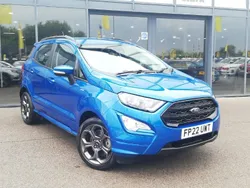 Blue Used 2022 Ford Ecosport ST-Line SUV | £13,998 (Fair price)