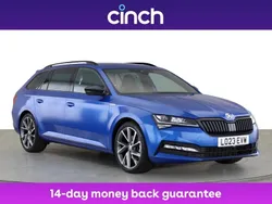 Blue Used 2023 Skoda Superb SportlinePlus Estate | £28,399 (A bit pricey)