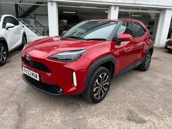 Red Used 2023 Toyota Yaris Hybrid Design Hatchback | £20,990 (Expensive)