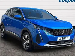 Blue Used 2021 Peugeot 3008 Allure SUV | £13,990 (Fair price)