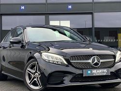 Black Used 2018 Mercedes C220 AMG line Sedan | £18,950 (Fair price)