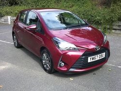 Red Used 2017 Toyota Yaris Hatchback | £5,995 (Good price)