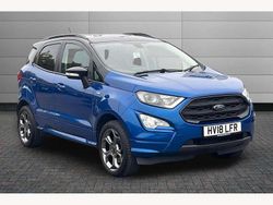 Blue Used 2018 Ford Ecosport ST-Line SUV | £8,690 (Fair price)