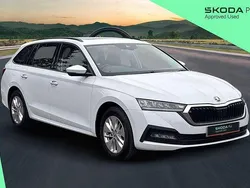 Moon white metallic Used 2022 Skoda Octavia SE Technology Estate | £19,299 (A bit pricey)