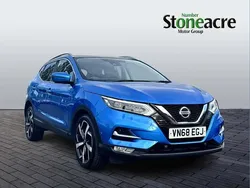 Blue Used 2018 Nissan Qashqai Tekna SUV | £9,500 (Fair price)