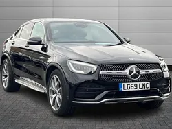 Black Used 2019 Mercedes GLC300 AMG line Coupe | £35,350 (Expensive)