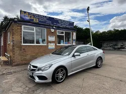 Silver Used 2014 Mercedes E350 AMG line Coupe | £8,495 (Fair price)