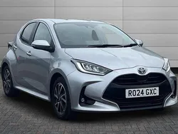Silver Used 2024 Toyota Yaris Hybrid Design Hatchback | £19,395 (Fair price)