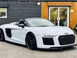 Grey Used 2017 Audi R8 Spyder Advanced Cabriolet | £79,995 (A bit pricey)