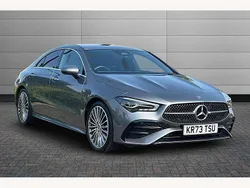 Grey Used 2023 Mercedes CLA200 AMG Line Premium Coupe | £28,495 (Fair price)
