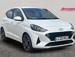 White Used 2020 Hyundai i10 Premium Hatchback | £10,799 (A bit pricey)