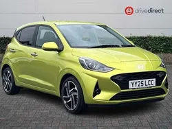 Metallic lucid lime New 2025 Hyundai i10 Premium Hatchback | £15,503 (Fair price)