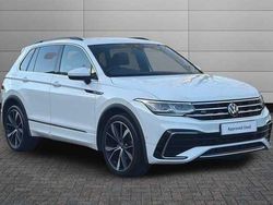 Pure white Used 2023 VW Tiguan R-line SUV | £25,670 (Fair price)