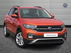 Orange Used 2022 VW T-Cross SE SUV | £15,990 (Fair price)