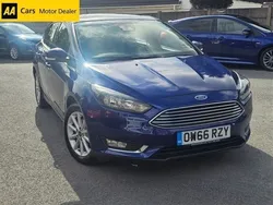 Blue Used 2017 Ford Focus Titanium Hatchback | £7,295 (Good price)
