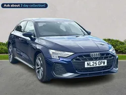 Blue Used 2025 Audi A3 e-tron S-Line Hatchback | £32,641 (Expensive)