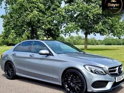 Silver Used 2016 Mercedes C220 AMG Line Premium Plus Sedan | £9,785 (Fair price)