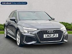 Grey Used 2021 Audi A3 S-Line Hatchback | £20,805 (Fair price)