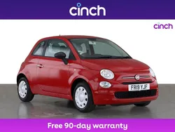 Red Used 2019 Fiat 500 Pop Hatchback | £7,319 (Fair price)