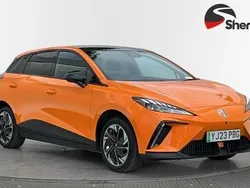 Orange Used 2023 MG MG4 EV Trophy Hatchback | £17,499 (Good price)