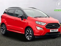 Red Used 2018 Ford Ecosport ST-Line SUV | £9,499 (Fair price)