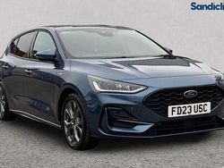 Chrome blue Used 2023 Ford Focus ST-Line Hatchback | £16,902 (A bit pricey)