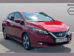 Red Used 2021 Nissan Leaf N-Connecta Hatchback | £11,685 (Good price)