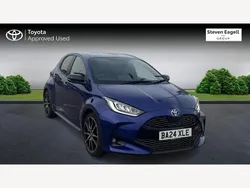 Blue Used 2024 Toyota Yaris Hybrid Sport Hatchback | £23,917 (Expensive)