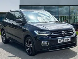 Black Used 2021 VW T-Cross R-line SUV | £18,018 (Good price)