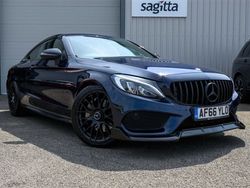 Blue Used 2016 Mercedes C250 AMG line Coupe | £13,750 (Expensive)