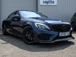 Blue Used 2016 Mercedes C250 AMG line Coupe | £13,750 (A bit pricey)